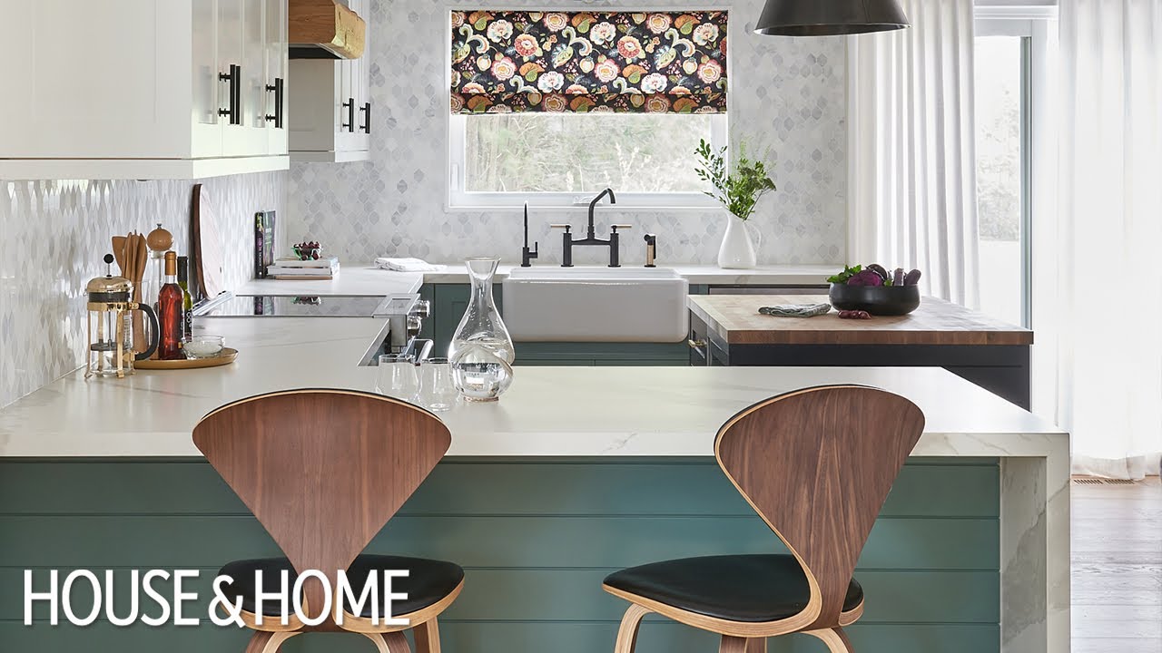 Makeover: Modern Green Country Kitchen