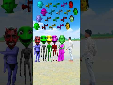 Dancing cute bhabhi,Black Green,Red, Siren, Purple,Dancing joker&Me Correct Head Matching #shorts