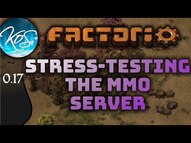 Factorio MMO Stress Test!  Livestream.  Tech talk.  Help us break the server!