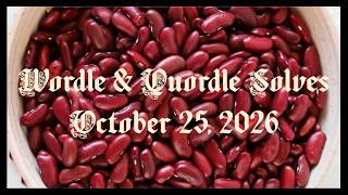 Wordle & Quordle of the Day for October 25, 2026: RENAL
