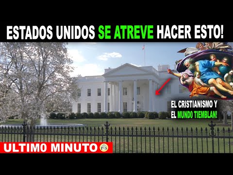 SORPRESIVO! ESTADOS UNIDOS se ATREVE HACER ESTO! EL CRISTIANISMO Y EL MUNDO TIEMBLAN!