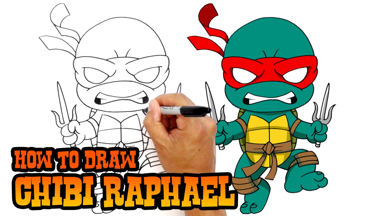 How to Draw Raphael - Teenage Mutant Ninja Turtles