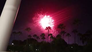 Disneyland Vlog 375- Fireworks from the parking structure!