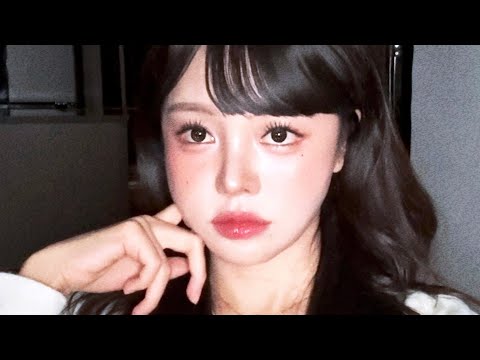 롬앤 신상템으로 해본 겨울과즙🍒 메이크업 (feat.롬앤 더 쥬시래스팅 틴트 쥬쥬피그💄+ 롬앤 싱글섀도우 )