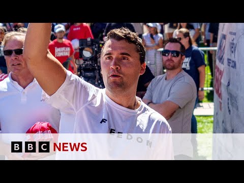 Manhunt for Charlie Kirk killer continues as Trump says it is 'dark moment for America' | BBC News