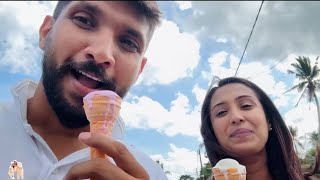 අපි වැඳපු අමුතු දන්සැල්😱 පොසොන් එකට කලින් වෙසක් බලමු නෙහෙ 🙈 Sangeeth Dini Vlogs