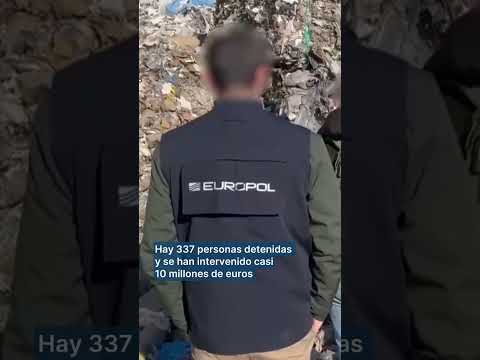 Incautan 127.000 toneladas de residuos ilegales en una macrooperación internacional