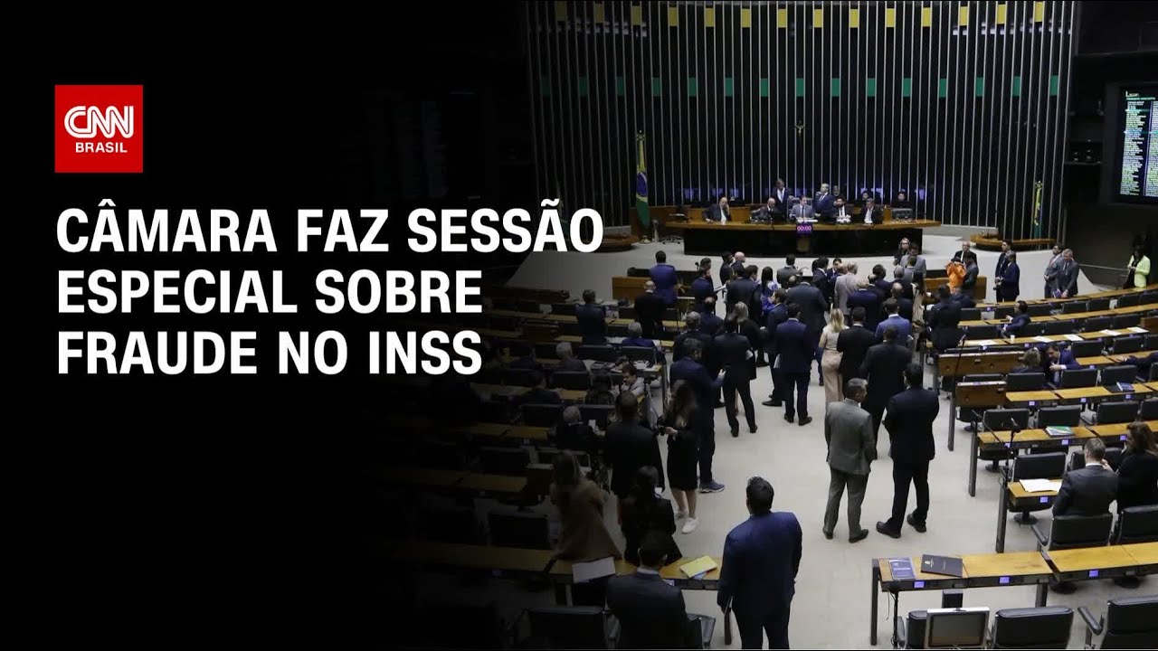 Câmara faz sessão especial sobre fraude no INSS nesta quarta feira 2 | CNN NOVO DIA