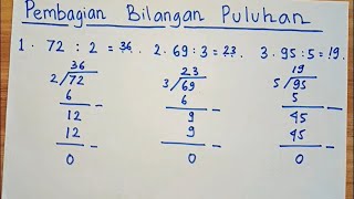 Belajar Pembagian Bilangan Puluhan Matematika