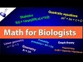 Mathematics in Biological Applications