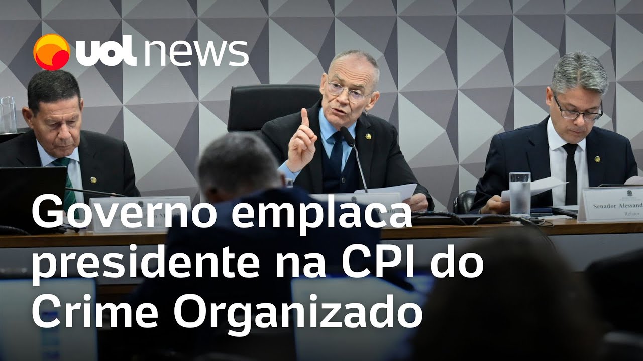 Governo Lula emplaca presidente na CPI do Crime Organizado no Senado TV Online Governo Lula emplaca presidente na CPI do Crime Organizado no Senado
