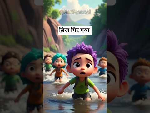 ब्रिज गिर गया #shorts #ai #new #story #trending #viral #shortvideo #short #cartoon #shortsfeed