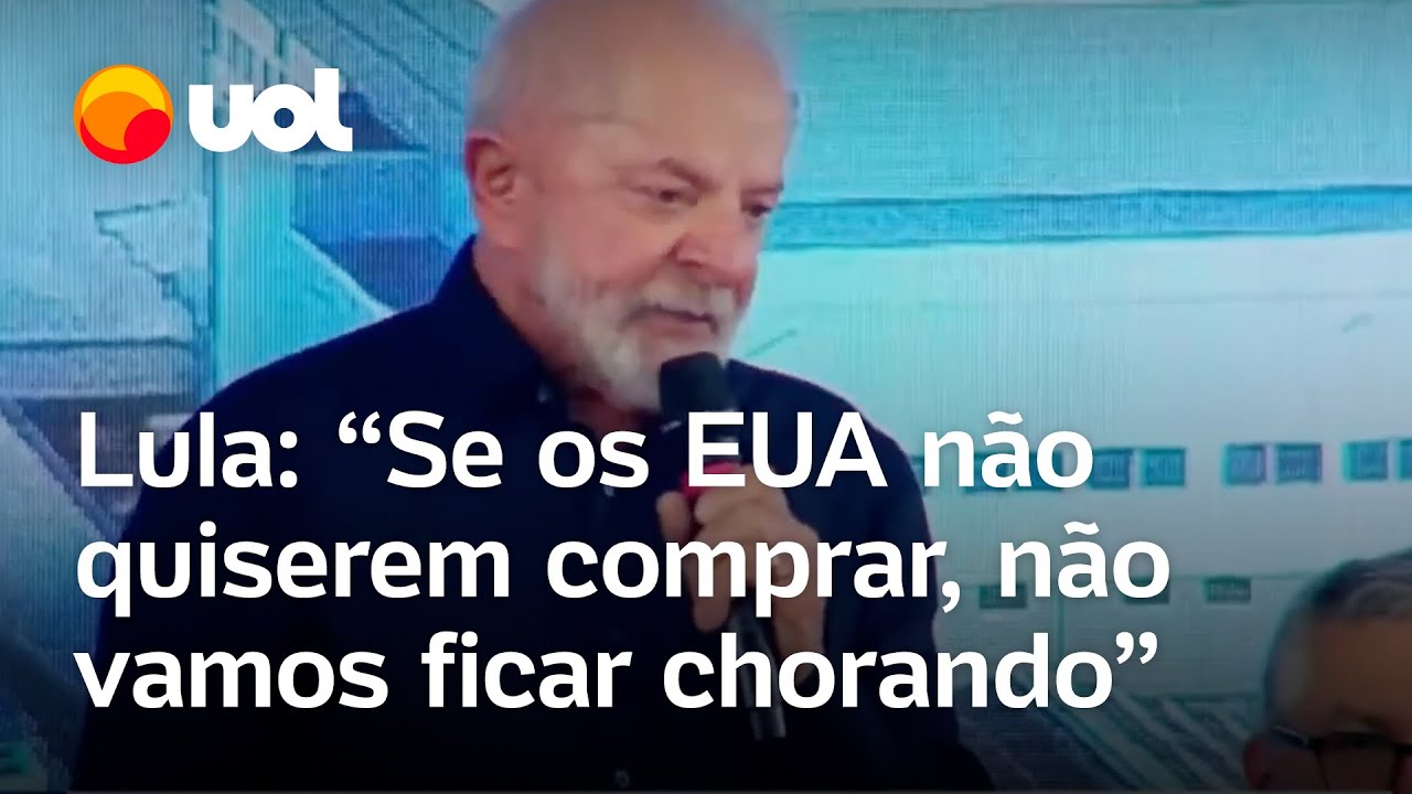 Lula Se EUA não quiserem comprar não vou ficar chorando vou procurar outros países