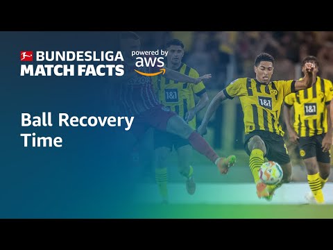 Ball Recovery Time | Bundesliga Match Facts powered by AWS | Amazon Web Services