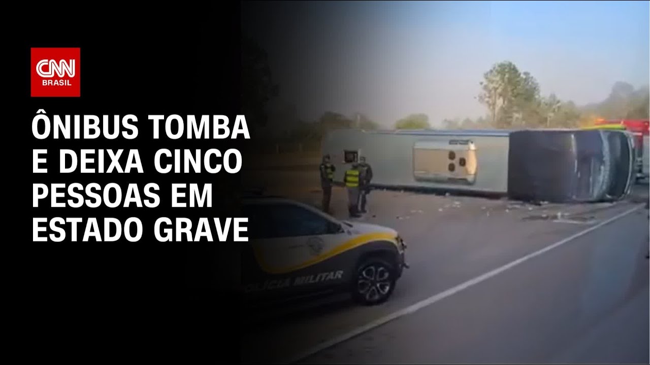 Ônibus tomba na Rodovia Raposo Tavares e deixa feridos | CNN 360º