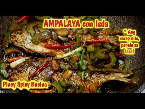 Ginisang Ampalaya Recipe | Ampalaya con isda recipe | Bitter melon recipe - less bitter