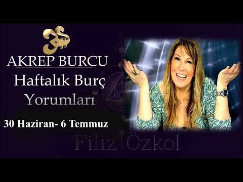 30 Haziran - 6 Temmuz 2025 (28nci Hafta) Akrep Burcu Yorumları / #burcyorumları