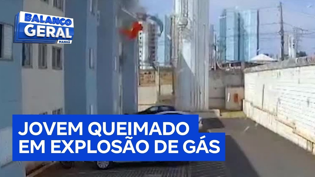 Jovem tem 90% do corpo queimado após explosão provocada por vazamento de gás em Uberlândia (MG)