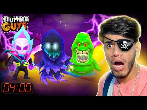 JOGUEI STUMBLE GUYS DE MADRUGADA E SÓ APARECEU SKINS ASSUSTADORAS!
