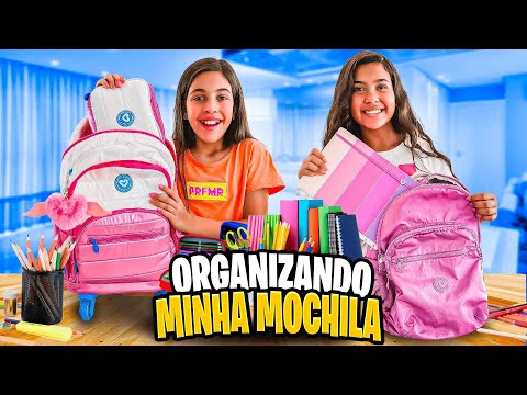 ARRUMANDO TUDO PARA O PRIMEIRO DIA DE AULA *TUDO QUE COLOCAMOS NA MOCHILA