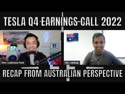 TESLA Q4 EARNINGS CALL 2022 RECAP REACTION SUMMARY $TSLA January 2023
