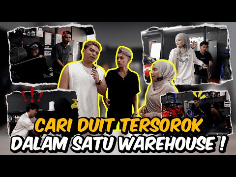 CARI WANG TERSEMBUNYI DALAM WAREHOUSE AI TEAM !!! LELAKI & PEREMPUAN TANGAN DIIKAT…