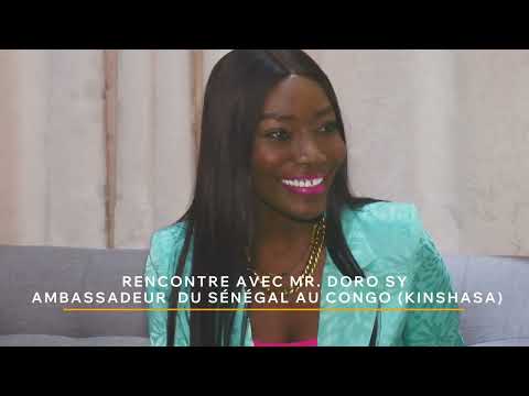 COUMBA GAWLO RENCONTRE S.E.M. DORO SY AMBASSADEUR DU SÉNÉGAL AU CONGO (KINSHASA)