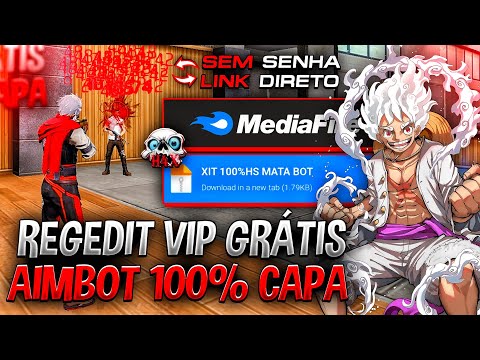 REGEDIT MOBILE 🤪🔥PUXA PRA CABEÇA XIT PARA MOBILE FF ANDROID E IPA IOS 100%HS ATUALIZADA ANTIBAN LINK