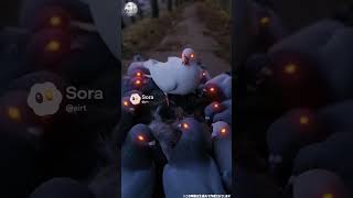【AI Short Movie】鳩 #ホラー #ai動画 #aivideo #sora2