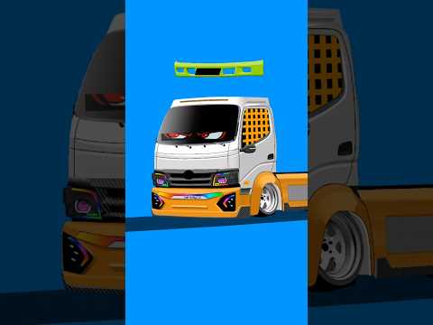 MODIF TRUK DYNA JADI MOBIL BALAP #trukmania #trukpasir #trukoleng #foryou #truktronton #trukmolen