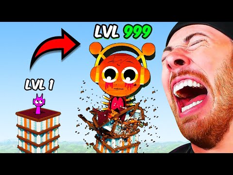 Giant SPRUNKI VS SKYSCAPERS! CRAZIEST ANIMATIONS!