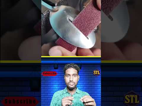 চামচ দিয়েই বানিয়ে ফেলো আলু ছিলার অসাধারণ টুল 🥔 #youtubeshorts #viralvideo #trendingnow #samtheloser