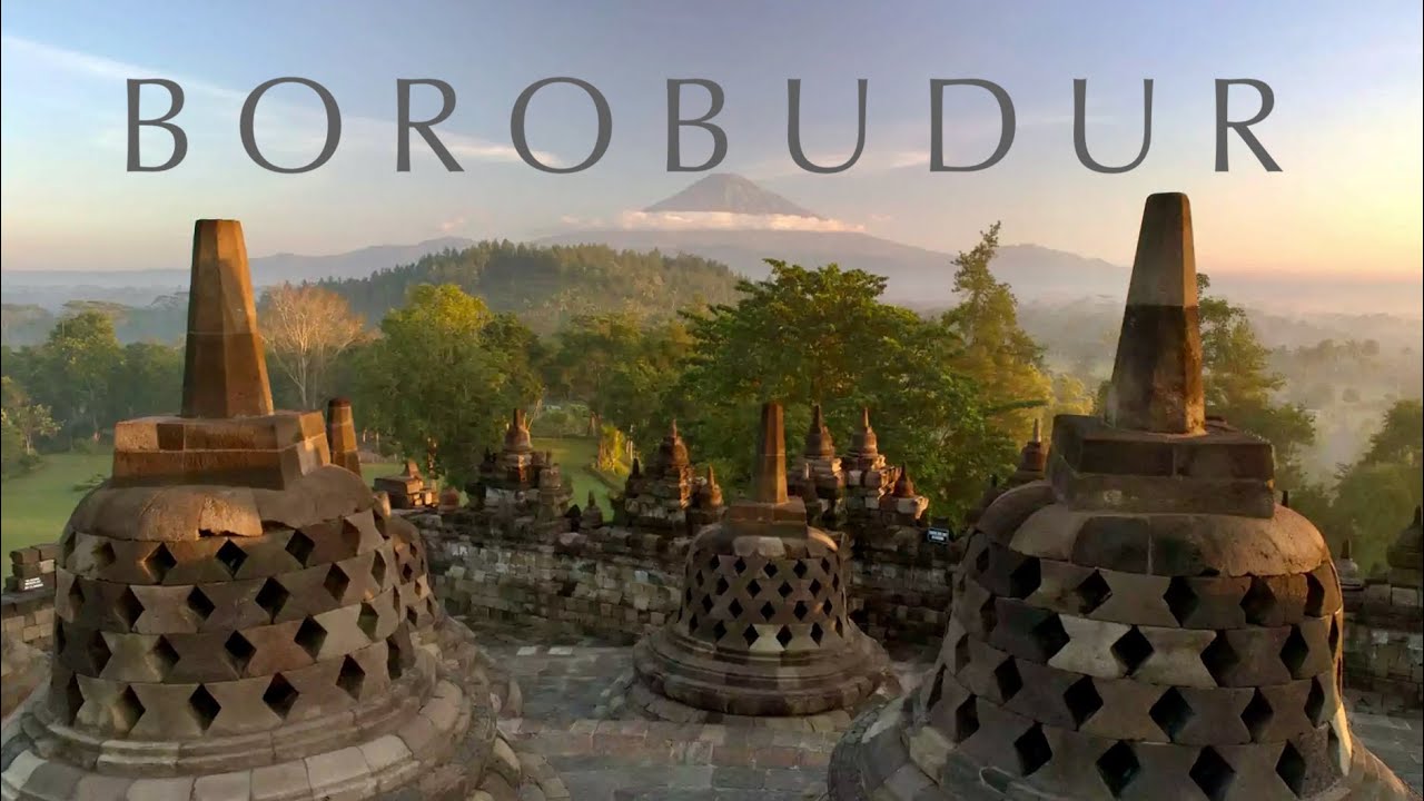 BOROBUDUR (Java, Indonesia) Largest Buddhist temple in the world + UNESCO World Heritage Site