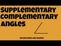 Complementary and Supplementary Angles