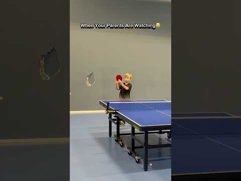 When You Play Table Tennis In Front Of #pingpong #tabletennis