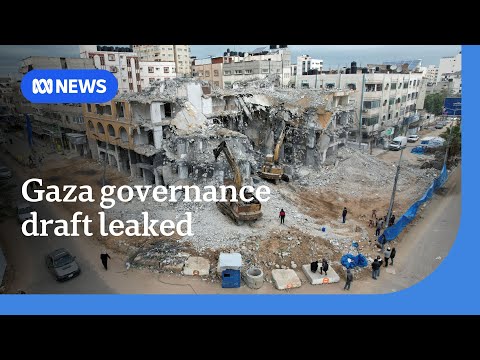 YouTube video thumbnail: Leaked Document Details how Gaza Future Governance Structure Could Operate