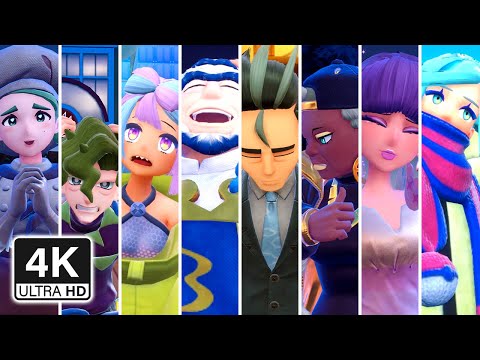 Pokémon Scarlet & Violet (Switch 2) All Gym Leader Rematch (4K60FPS)