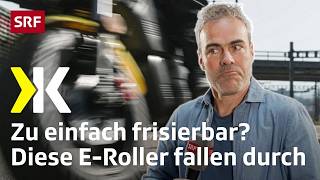 E-Roller im Test: Tuning bleibt ein Kinderspiel | 2026 | Kassensturz | SRF | 2026