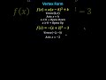 Understanding Quadratic Functions in Vertex Form