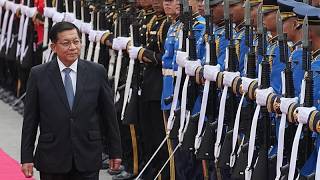 YouTube video thumbnail: Myanmar Ex-Junta Chief Seeks Political Legitimacy on First Thailand Trip as Civilian Leader
