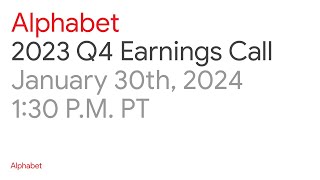 Alphabet 2023 Q4 Earnings Call
