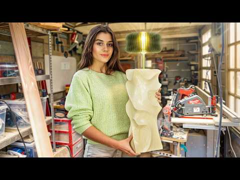 Fabriquer une lampe DESIGN en BOIS SCULPTÉ (Facile et rapide !)