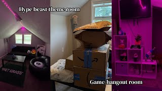 Setting Up Our Game Room!!