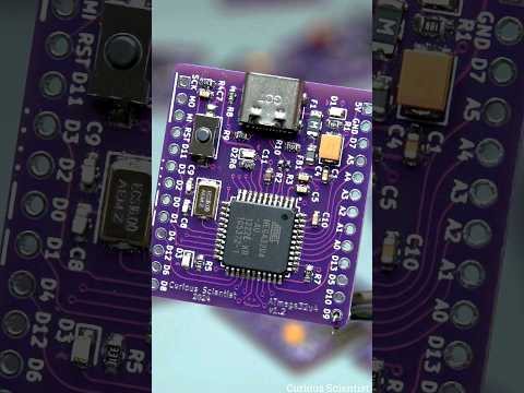 #ATmega32u4 #custom #microcontroller #printedcircuitboard #soldering
