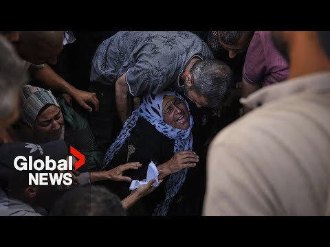 YouTube video thumbnail: Over 90 Killed in Gaza in Overnight Israeli Strikes, Including 45 Waiting for Aid