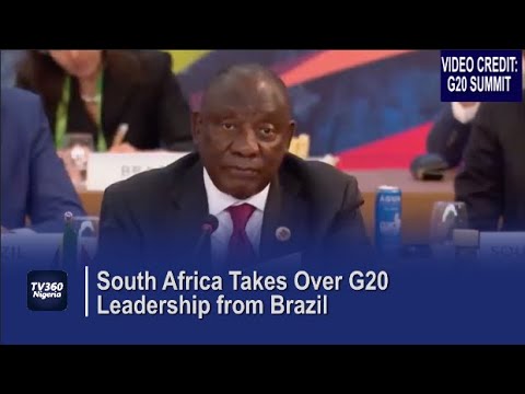 South Africa Takes Over G20 Leadership from Brazil