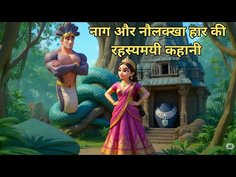 नाग और नौलक्खा हार | Hindi Moral Story। Panchtantra k Kahani | bed time cartoon story।