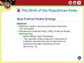 Political Parties and Issues of the 1850s