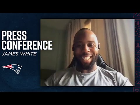 James White returns to Patriots for 9th NFL season | Press Conference video clip