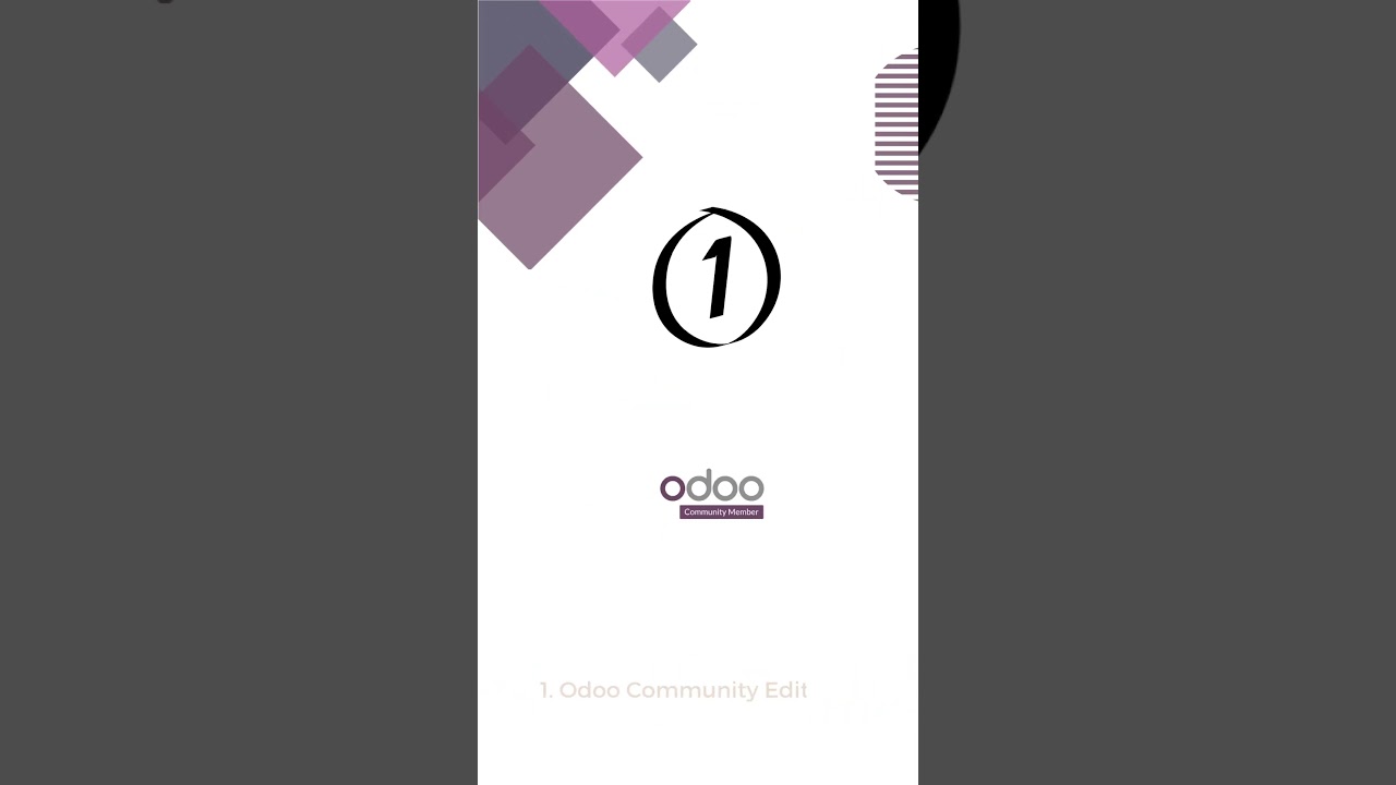 What is #Odoo #ERP #software and it's #Edition | 5/29/2023

A #basic understanding of #Whatis Odoo ERP software and Major Edition of the software #community #enterprise ...